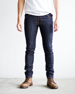 nudie jeans thin finn dry ecru embo