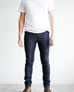 nudie jeans thin finn dry ecru embo