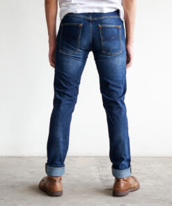 nudie jeans grim tim crosshatch worn in