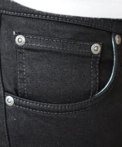 nudie jeans tight terry deep black