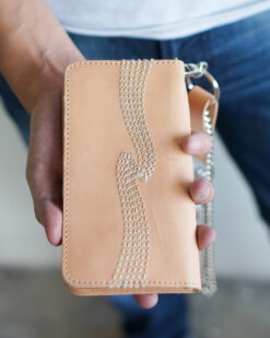 nudie jeans alfredsson chain wallet long natural (1)