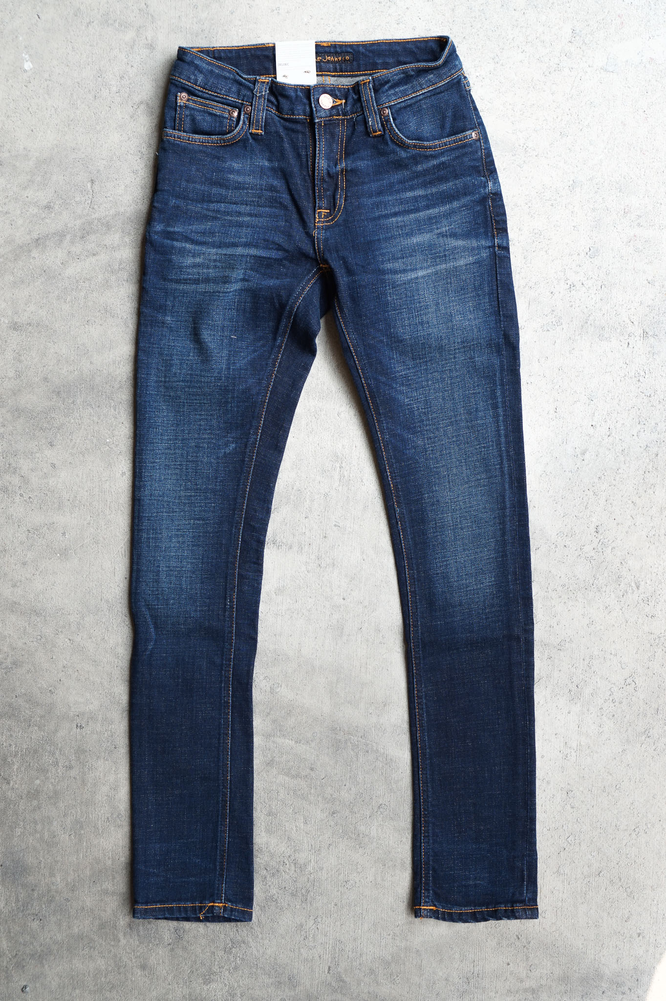 nudie jeans skinny lin dark blue authentic