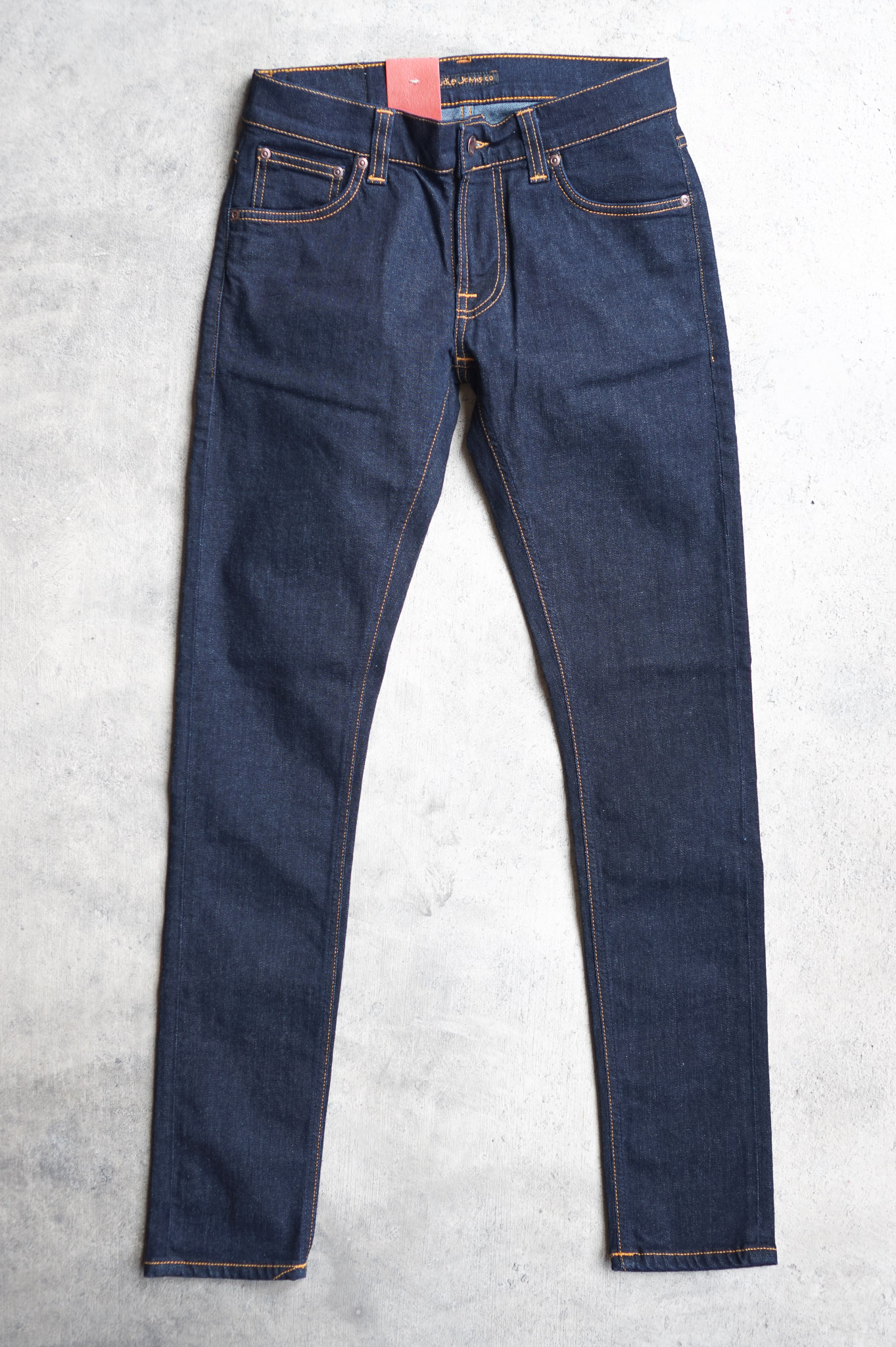 nudie jeans tight terry dry red embo power