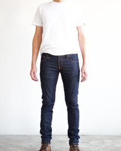 nudie jeans long john dry ecru embo