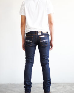 nudie jeans long john dry ecru embo