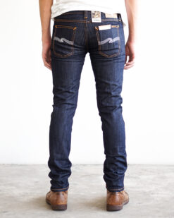 nudie jeans long john dry ecru embo