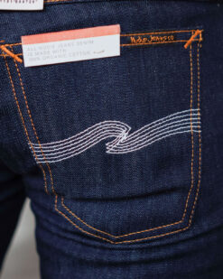 nudie jeans long john dry ecru embo