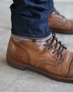 nudie jeans long john dry ecru embo
