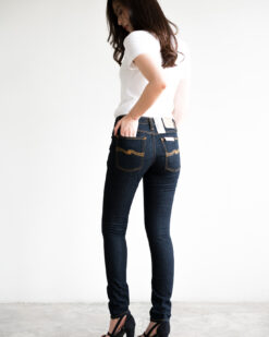 nudie jeans skinny lin dry deep orange