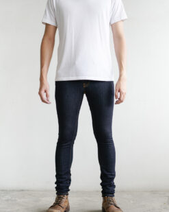 nudie jeans skinny lin dry deep orange
