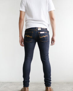 nudie jeans skinny lin dry deep orange