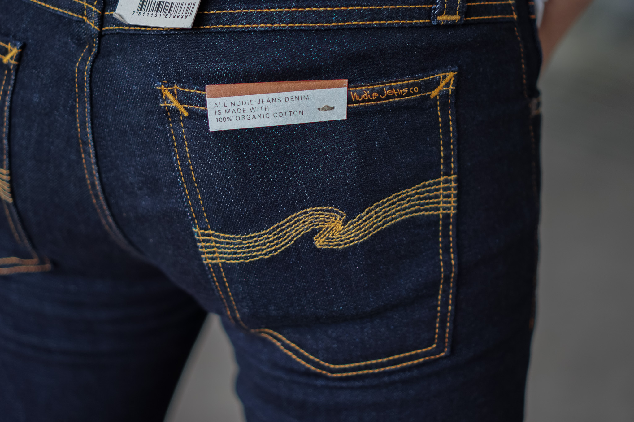รีวิว : Nudie Jeans Skinny Lin Dry Deep Orange – Goods and Raw