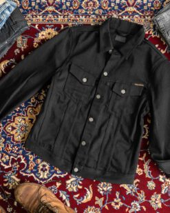 NUDIE JEANS BILLY DRY BLACK JACKET