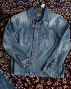 NUDIE JEANS RONNY INDIGO DUNGAREE JACKET