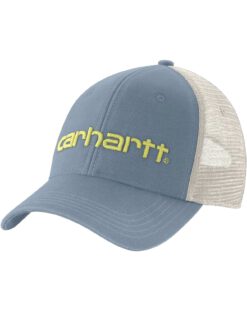 CARHARTT CANVAS MESH BACK CAP BLUE WHITE