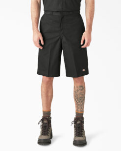 dickies loose fit shorts black (1)