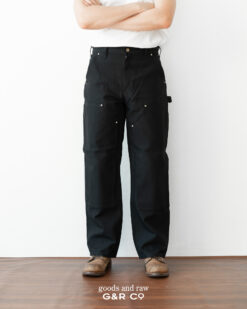 CARHARTT DOUBLE KNEE LOOSE FIT BLACK PANTS