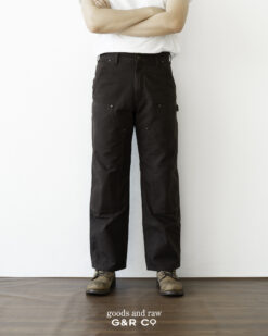 CARHARTT DOUBLE KNEE LOOSE FIT DARK BROWN PANTS