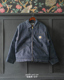 CARHARTT DETROIT JACKET BLUE RIGID