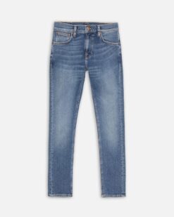 Nudie Jeans Tight Terry inbetween blue ของแท้ Goods & Raw รูปที่ 1